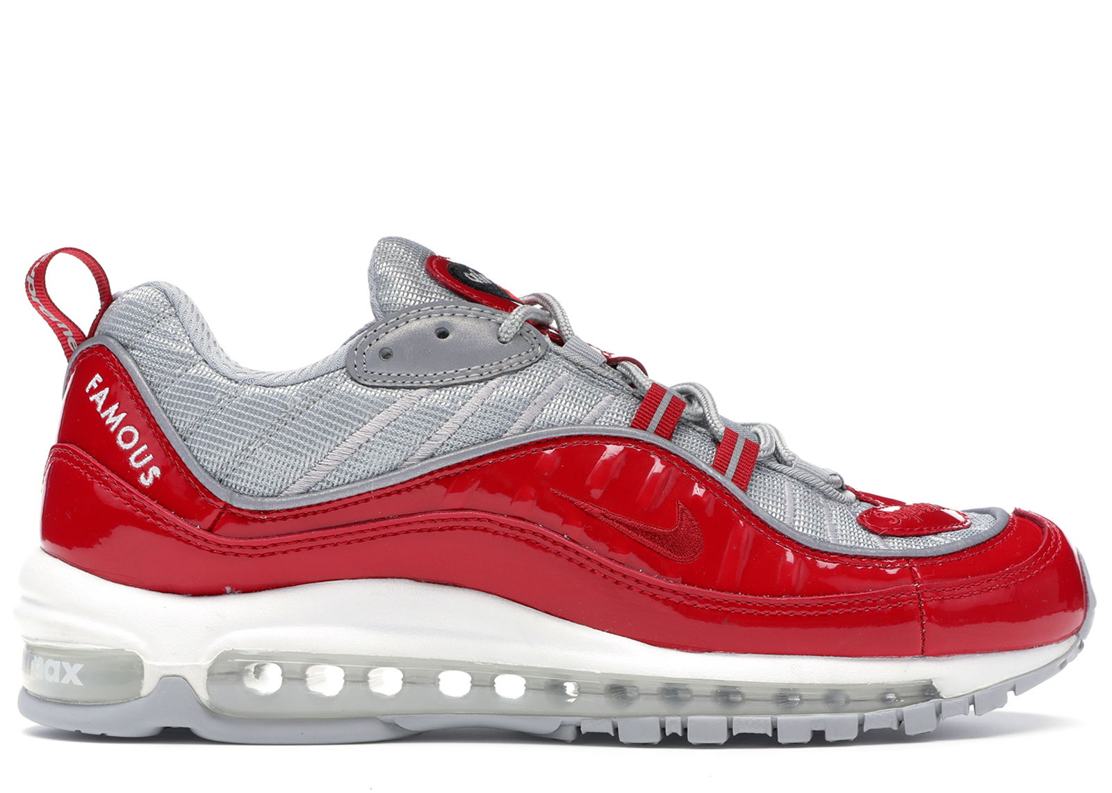 Air max 98 black best sale and red