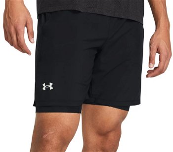 Under Armour UA LAUNCH 7'' 2-IN-1 SHORTS-BLK 1382641-001