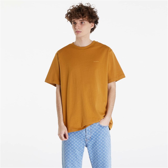 Essential T-Shirt With Tonal Print Brown