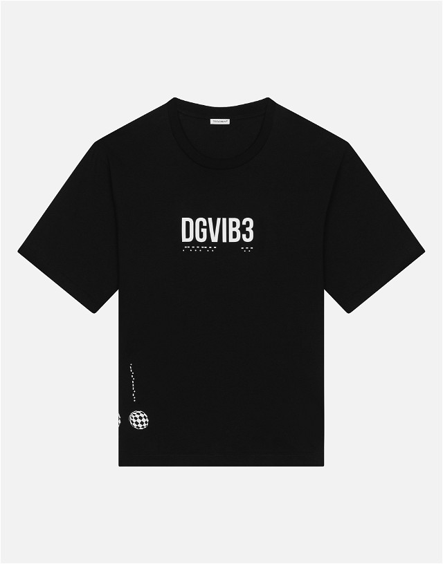 Jersey T-shirt With Dg Vib3 Logo