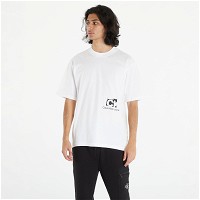 Jeans Connected Layer Land Short Sleeve Tee White