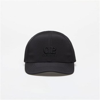 C.P. Company Chrome-R Logo Cap Black 16CMAC147A005904A-999