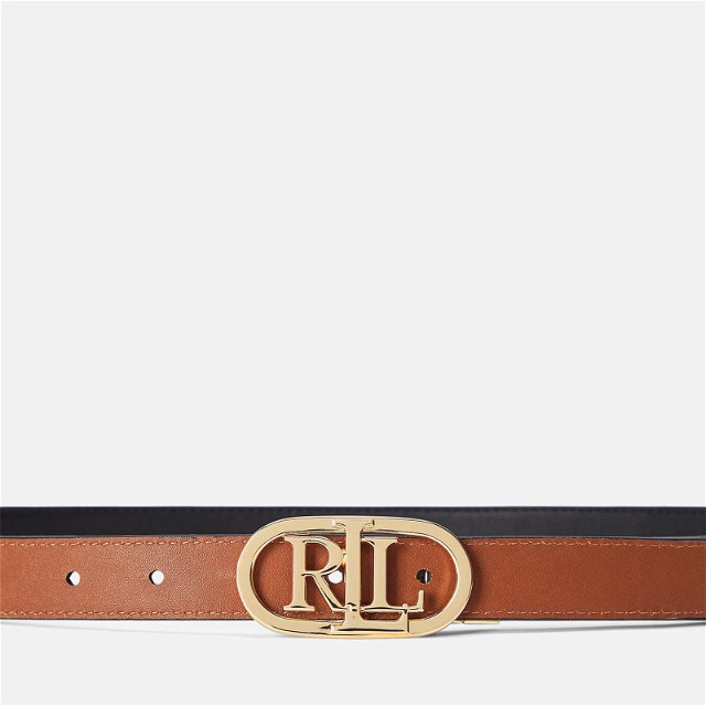 Lauren Ralph Lauren Reversible Leather Belt - XS