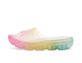UGG Jella Clear Watercolors Slide "Rainbow Blend" W 1139750-RBND