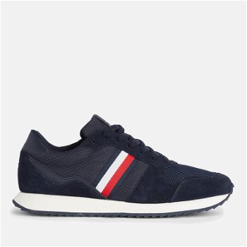 Tommy Hilfiger Men's Evo Mix Suede and Ripstop Trainers - UK 7 FM0FM04699DW5