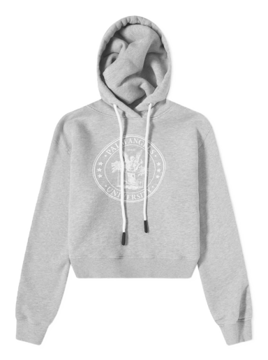 College Logo Fitted Hoody