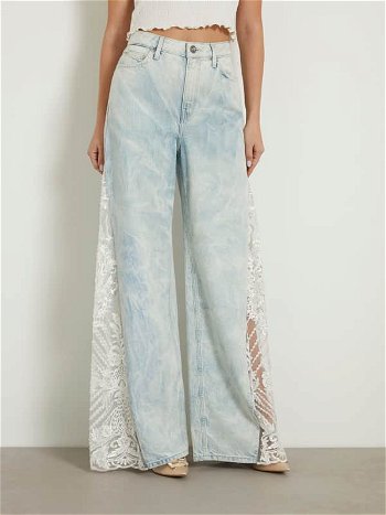 GUESS Lace Relaxed Denim Pant W4GA0ED5B61