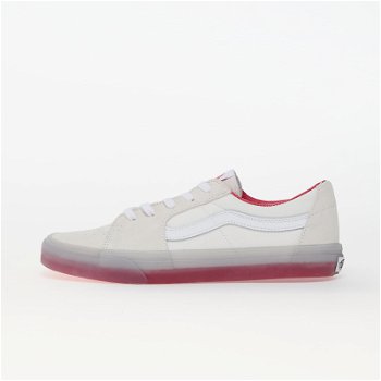 Vans Sk8-Low Translucent Sidewall White/ Red VN0009QRYF91