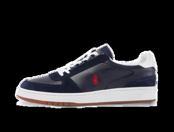 Polo by Ralph Lauren Polo Ralph Lauren Men's Polo Court Leather/Suede Trainers - Newport Navy/RL2000 809834463003