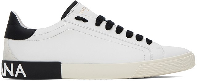White Portofino Vintage Sneakers