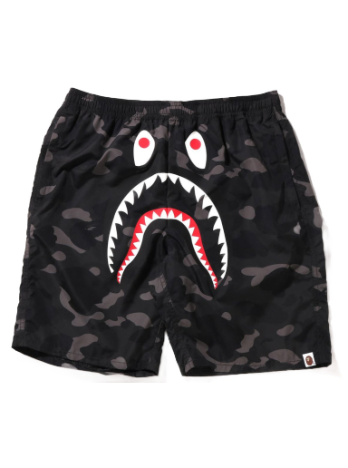 Color Camo Shark Beach Shorts