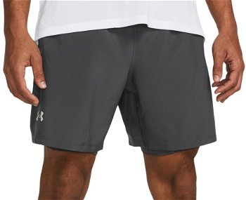 Under Armour UA LAUNCH 7'' 2-IN-1 SHORTS-GRY 1382641-025