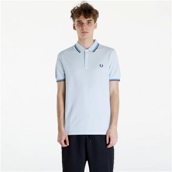 Fred Perry Twin Tipped Shirt Light Ice/ Cyber Blue/ Midnight Blue M3600 U92