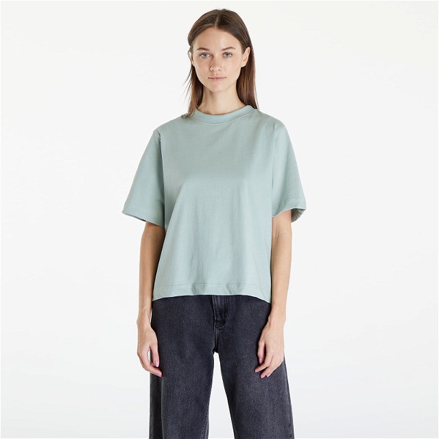 Essential T-Shirt With Tonal Print Green